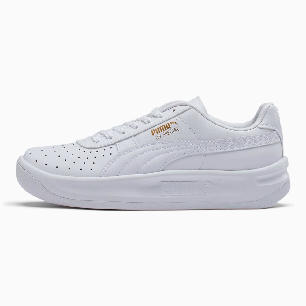 Puma GV Special Fiú Sportcipő - Fehér/Arany ( Hungary - KGIOZ6709 )